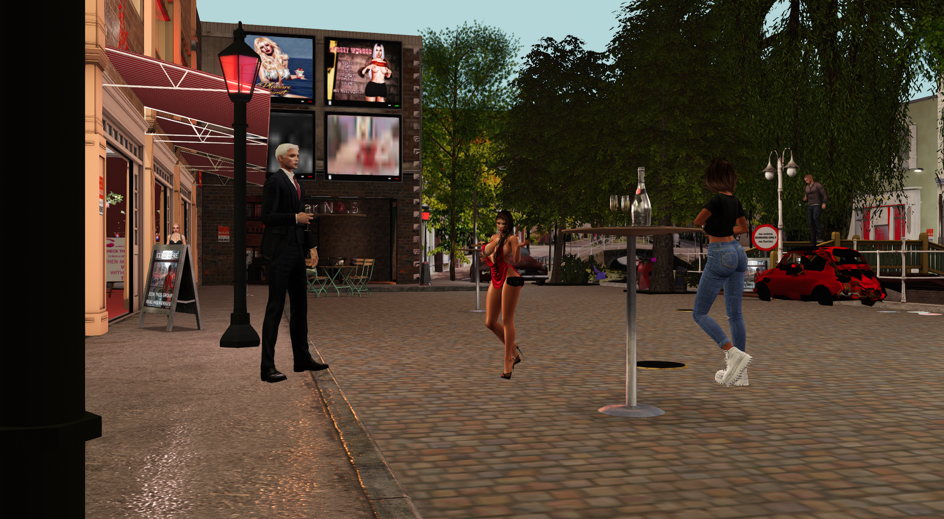 At REAL HOOKERS with Barry Lubezki and Caroline Takeda Meeting up with Barry